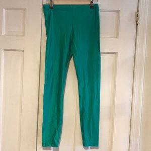 American Apparel Shiny Leotard Leggings